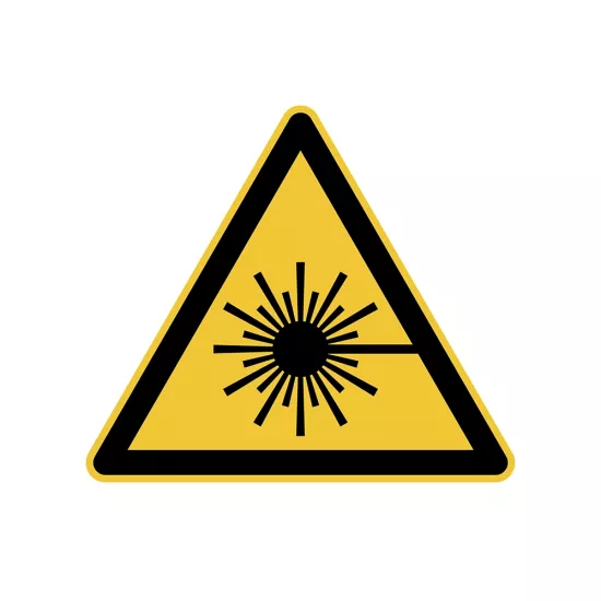 Lazer Işını Uyarı Etiketi 